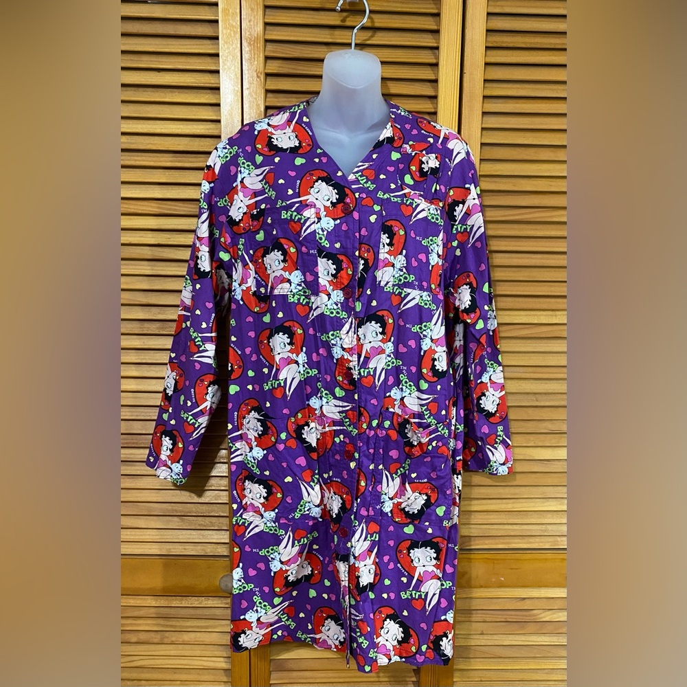 Betty Boop button-up dress
